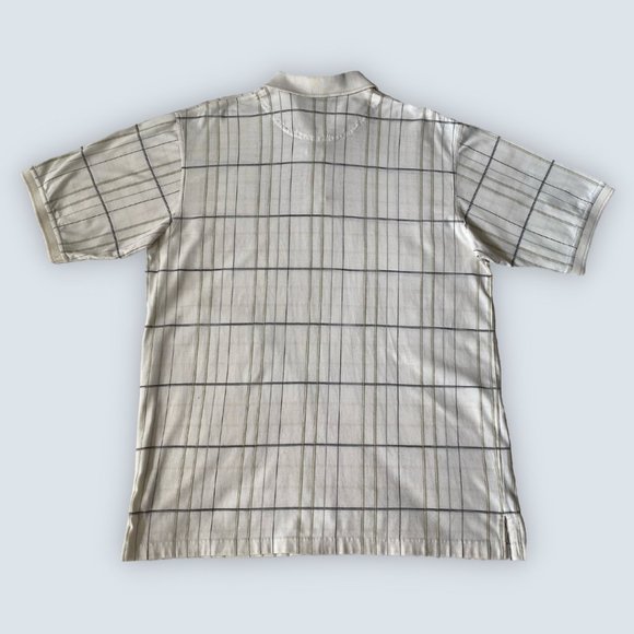 Van Heusen Short Sleeve Beige Button Up - Picture 4 of 7